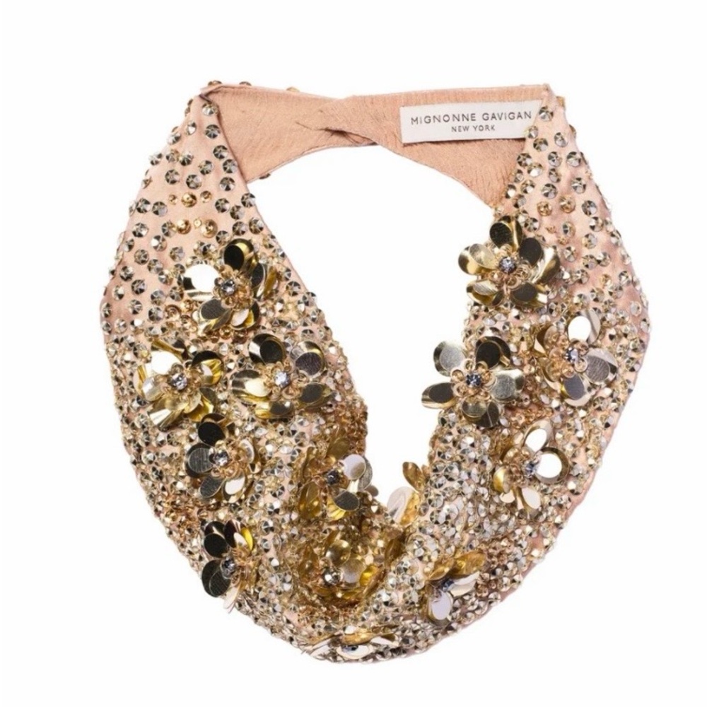 Mignonne Gavigan MILENA GOLD SCARF NECKLACE